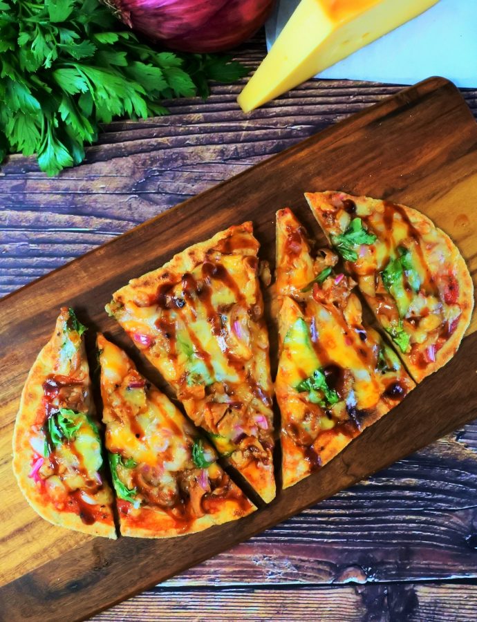 Delicious Hassle-Free Flatbread Pizza (100% Whole Wheat)