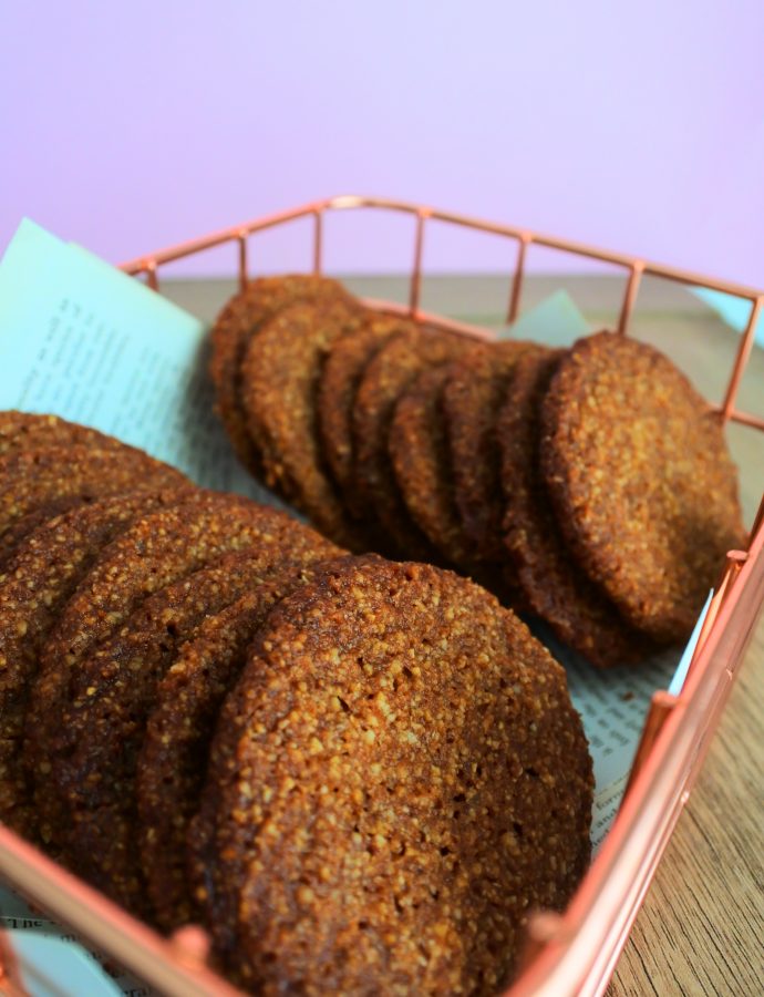 Gingersnap Cookies (Gluten-Free, Vegan-Friendly)
