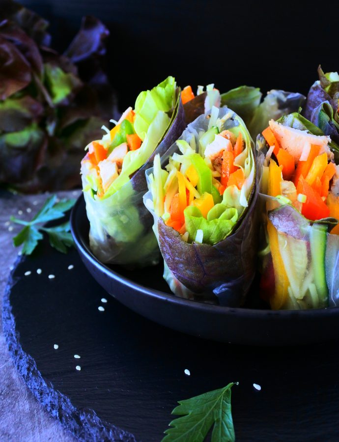 Healthy and Fresh Summer Rolls