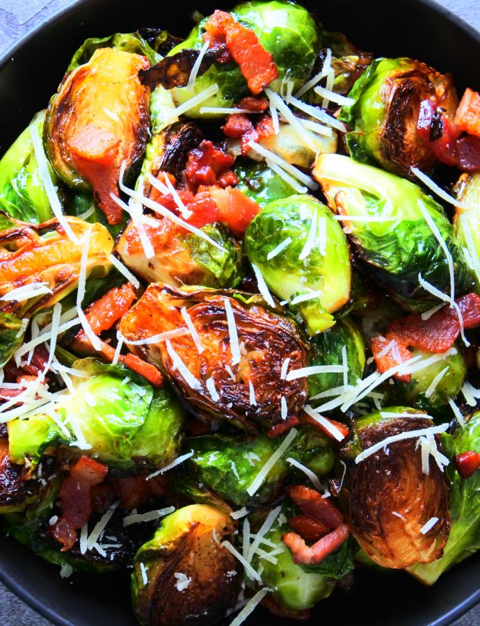 Maple Bacon Brussels Sprouts