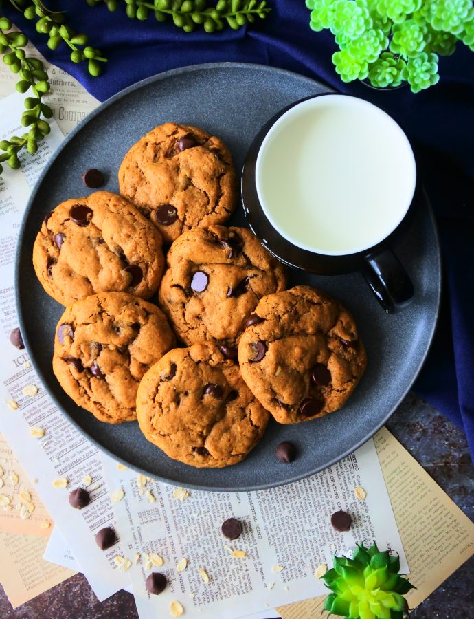 Oatmeal Chocolate Chip Peanut Butter Cookies (GF)