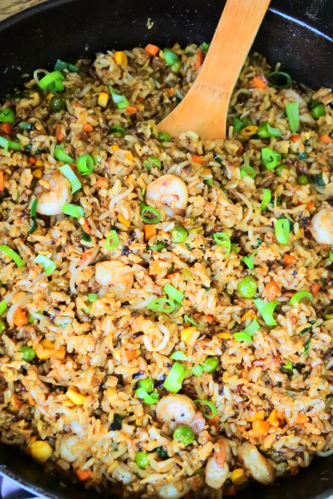 Restaurant Style Shrimp Fried Rice - Kitrusy