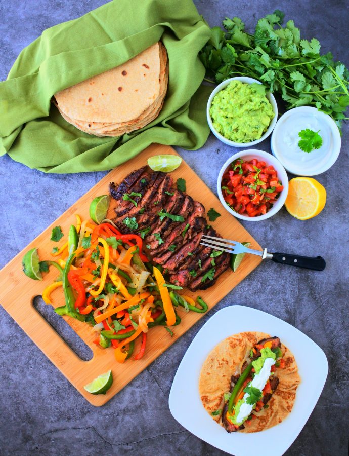 Clean and Delicious Steak Fajitas