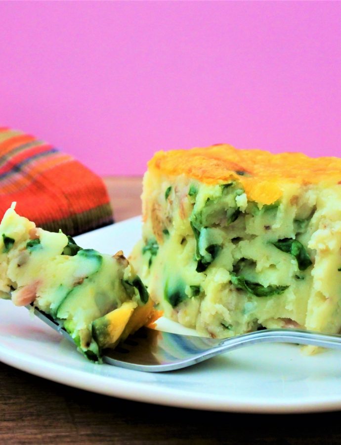 Next Level Mashed Potato Gratin