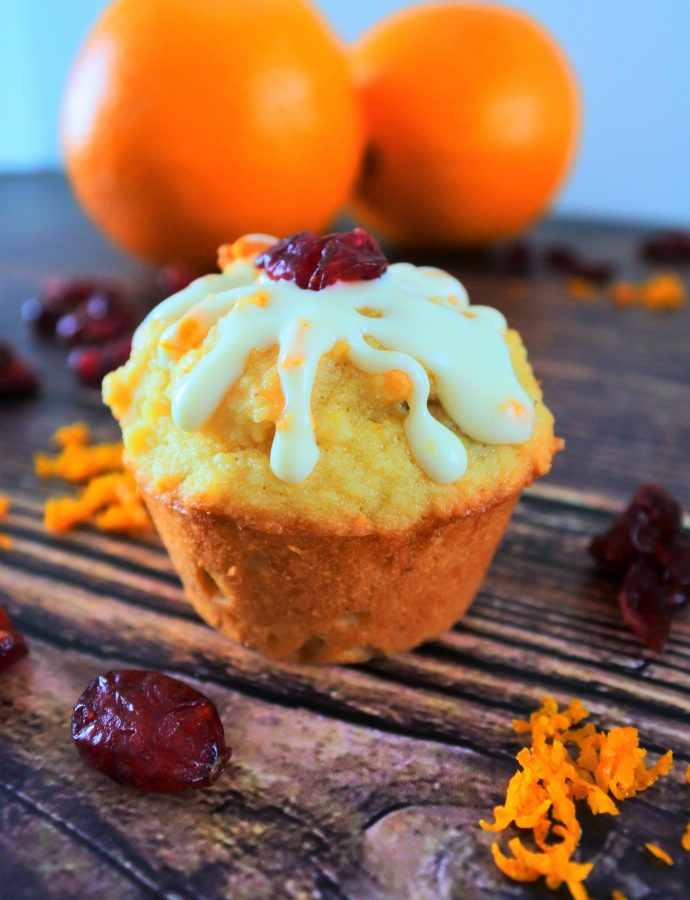 Gluten-Free Orange Cranberry Mini Muffins