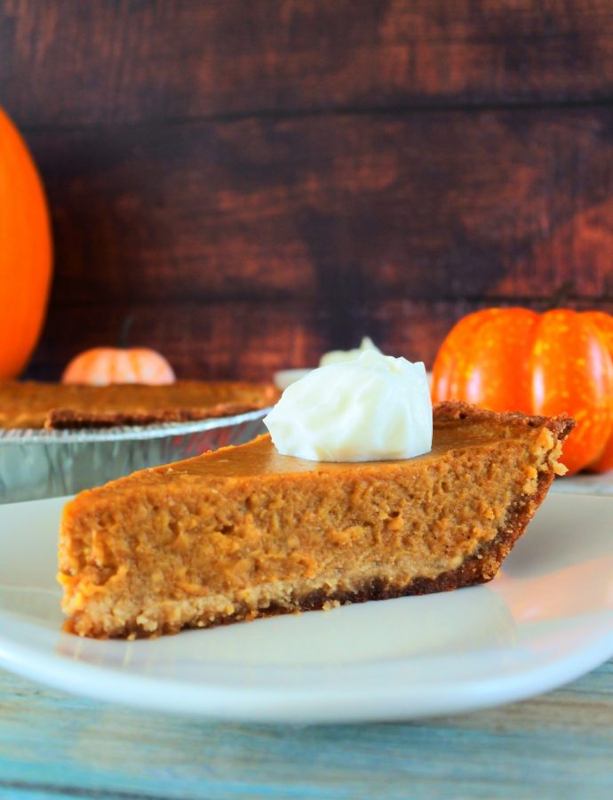 Homemade Pumpkin Pie (Clean Eating, Gluten-Free, Paleo)