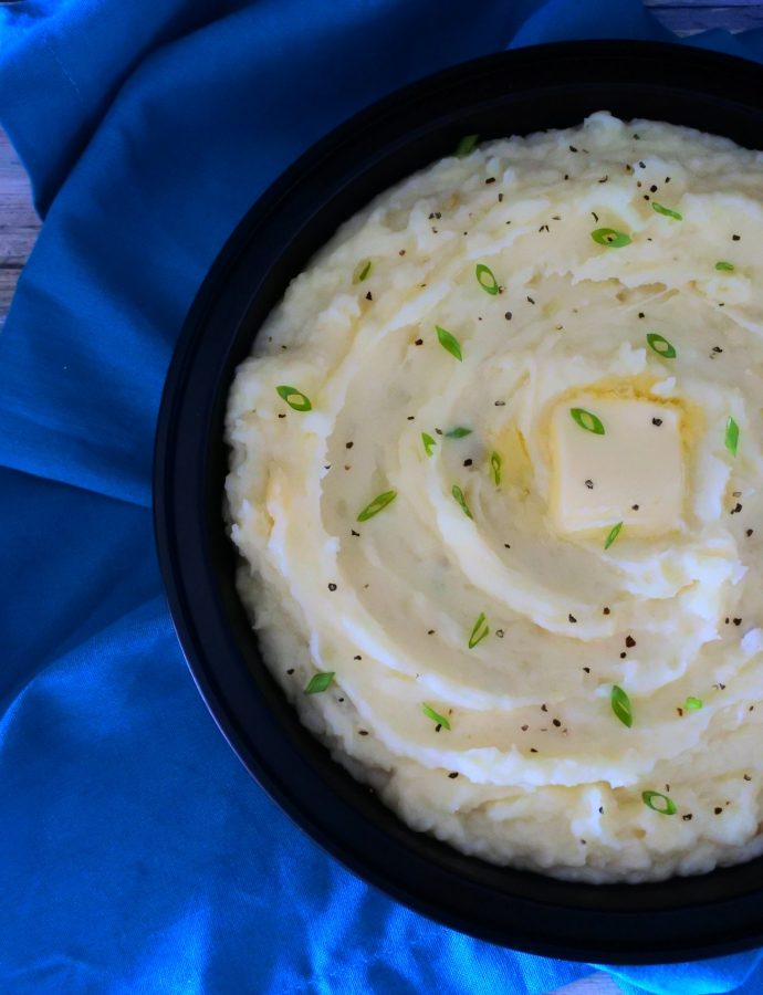 Roasted Garlic Parmesan Mashed Potatoes